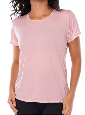 Camiseta Manga Curta DelRio Sport V650523 Feminina Micro Dry Poliamida T. P/GG