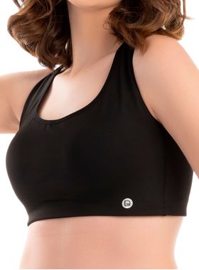 Top Delrio Sport V601023 Feminino Nadador Com Bojo Microfibra T. P/GG