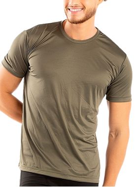 Camiseta Manga Curta Delrio Sport TS652022 Masculina Crepe Poliamida T. P/GG