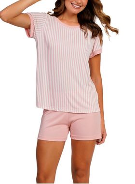 Short Doll Podiun 265017 Feminino Listrado Liganete T. P/XG