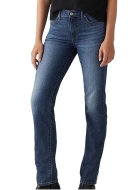 Calça Jeans Shaping Straight Levi's 314 (196310234) Feminina com Stretch T. 38/44