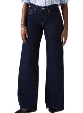 Calça Jeans Wide Leg Levi's 318 (001PZ0009) Feminina Com Stretch T. 40/43