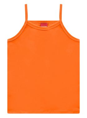 Regata Kyly 106287 Infantil Menina Alças Finas Cotton T. 04/14