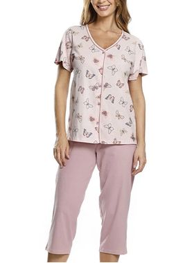 Pijama Capri Paulienne 081.75 Feminino Estampado Malha Algodão T. 42/54