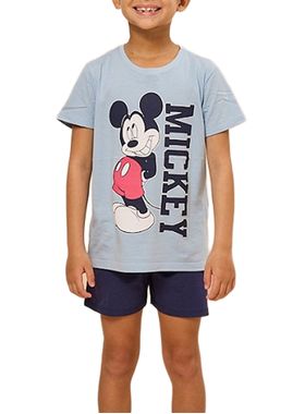 Pijama Curto Disney 52.03.0042 Infantil Mickey Algodão T. 04/08