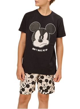 Pijama Curto Disney 53.03.0025 Juvenil Mickey Algodão T. 10/14