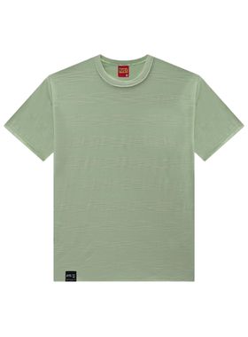 Camiseta Manga Curta Kyly 1001404 Juvenil Flamê Listrado Algodão T. 10/16