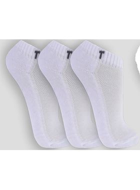 Kit/3 Meia Cano Curto Trifil T7016K Unissex Básica Atoalhada Algodão T. 33/38 39/44