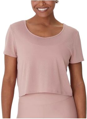 Blusa Esportiva Malwee Sport 1000131604 Feminina Cropped Dry Poliamida T. P/G