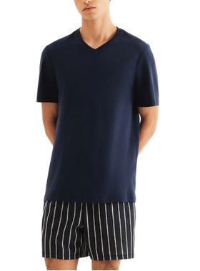 Pijama Curto Hering 76WX Masculino Estampas Algodão T. P/XXG