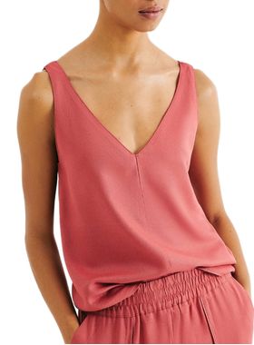 Regata Hering HFJE Feminina  Decote V Viscose T. M/XG