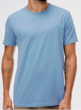 Camiseta Manga Curta Hering 0201 Word Básica Algodão T. P/EXG