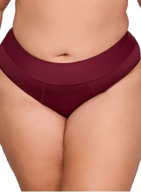 Calcinha Biquíni Nayane CP 03 0001 Pluz Size Com Recortes Microfibra T. 46/52