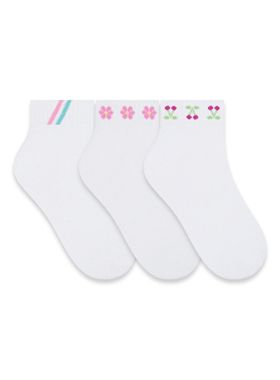 Kit/3 Meia Cano Curto Selene 4952-001 Feminina Eportiva T. 34/39