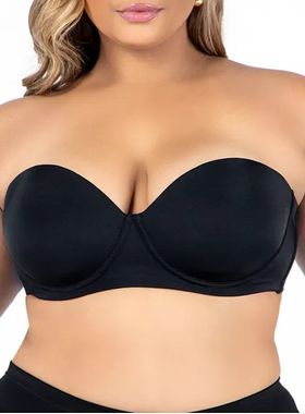 Sutiã Bustiê Dilady 12318 Plus Size Com Bojo Microfibra T. 50/54