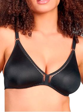 Sutiã Triângulo Duloren 121519 Tactel Sem Bojo Sem Aro Microfibra T. P/EG