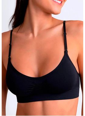 Sutiã Top Lupo Loba 41200-001 Sem Costura Microfibra T. P/GG.