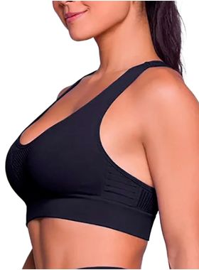 Top Nadador Selene Sport 20962.002  Feminino Sem Costura Microfibra T. P/GG