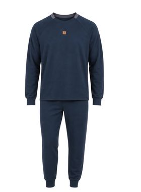 Pijama Longo Pzama 060256 Masculino Gola Careca Moletinho T. P/EG